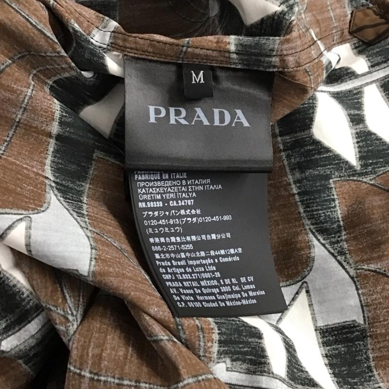 プラダ PRADA シャツ、ブラウス 半袖 半袖シャツ プリントシャツ ポケットシャツ M プリント マルチカラー / マルチカラー /  メンズ USED 古着 中古 10142103