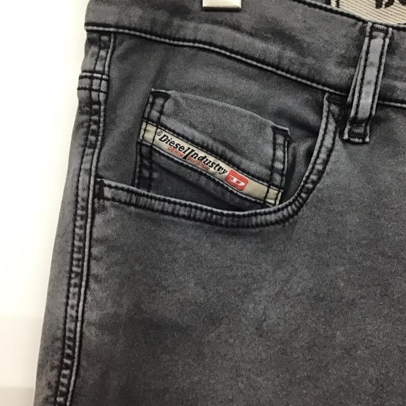 ディーゼル DIESEL パンツ デニム、ジーンズ デニムパンツ スリムパンツ カジュアルパンツ ストレッチパンツ 30インチ 無地 黒 / ブラック /  メンズ USED 古着 中古 10142129