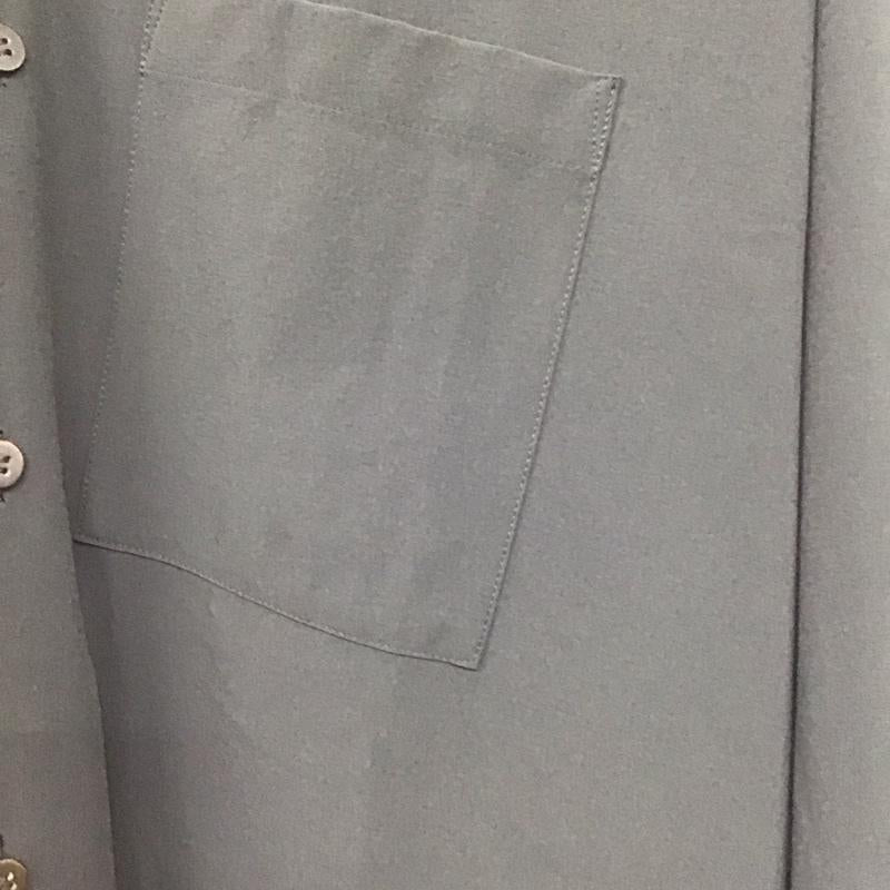 コラム COLUMN シャツ、ブラウス 長袖 L 無地 黒 / ブラック /  メンズ USED 古着 中古 10142194