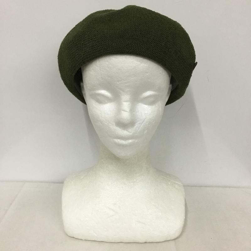 モンベル mont-bell 帽子 ベレー帽 2108174 KAMICO ベレー FREE ロゴ、文字 カーキ / カーキ /  レディース USED 古着 中古 10142203