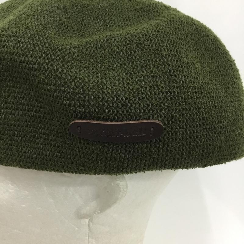 モンベル mont-bell 帽子 ベレー帽 2108174 KAMICO ベレー FREE ロゴ、文字 カーキ / カーキ /  レディース USED 古着 中古 10142203