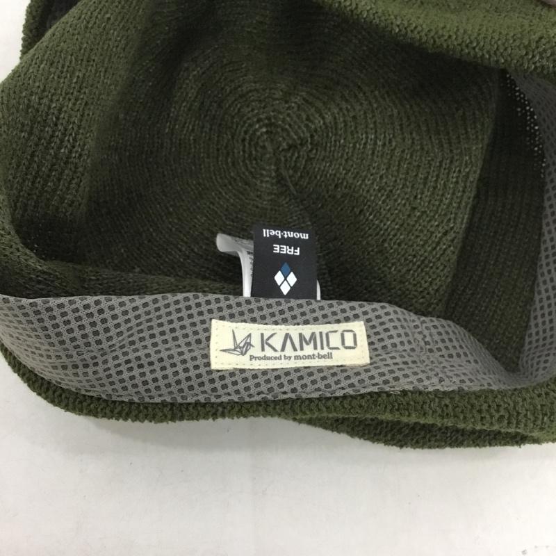 モンベル mont-bell 帽子 ベレー帽 2108174 KAMICO ベレー FREE ロゴ、文字 カーキ / カーキ /  レディース USED 古着 中古 10142203