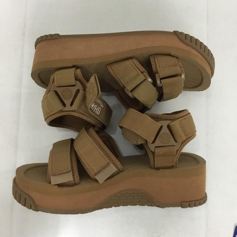 シャカ SHAKA サンダル サンダル 厚底 23cm スポーツサンダル 23.0cm ロゴ、文字 茶 / ブラウン /  レディース USED 古着 中古 10142223