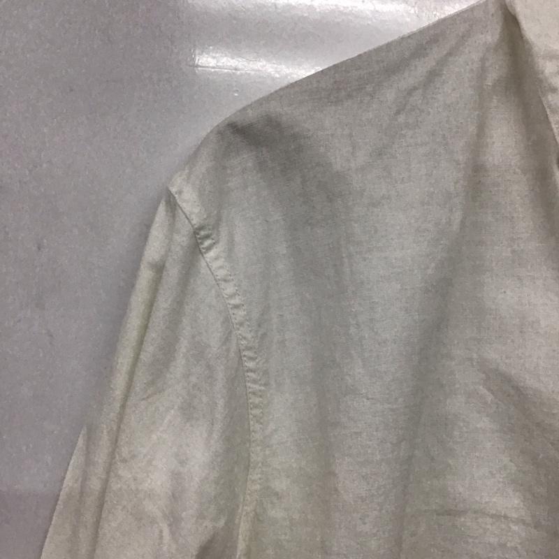 ミリタリー ミリタリー シャツ、ブラウス 長袖 40-50s スウェーデン 42 無地 白 / ホワイト /  メンズ USED 古着 中古 10142238