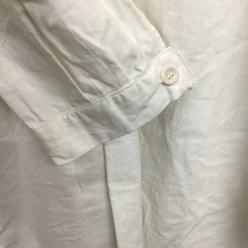 ミリタリー ミリタリー シャツ、ブラウス 長袖 40-50s スウェーデン 42 無地 白 / ホワイト /  メンズ USED 古着 中古 10142238