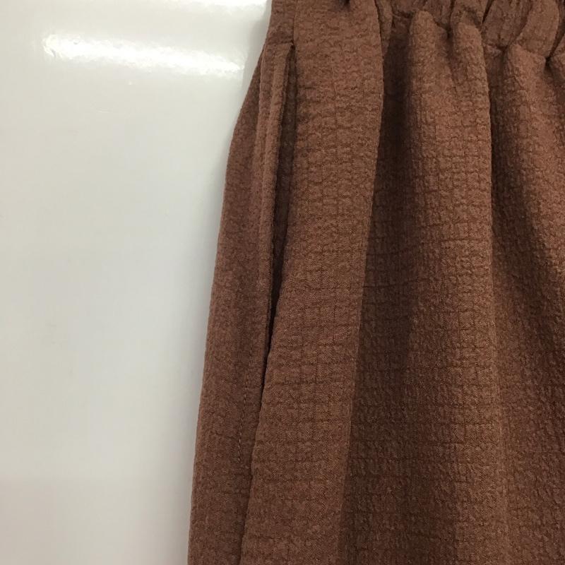 レイカズン Ray Cassin スカート ロングスカート FREE 無地 茶 / ブラウン /  レディース USED 古着 中古 10142288