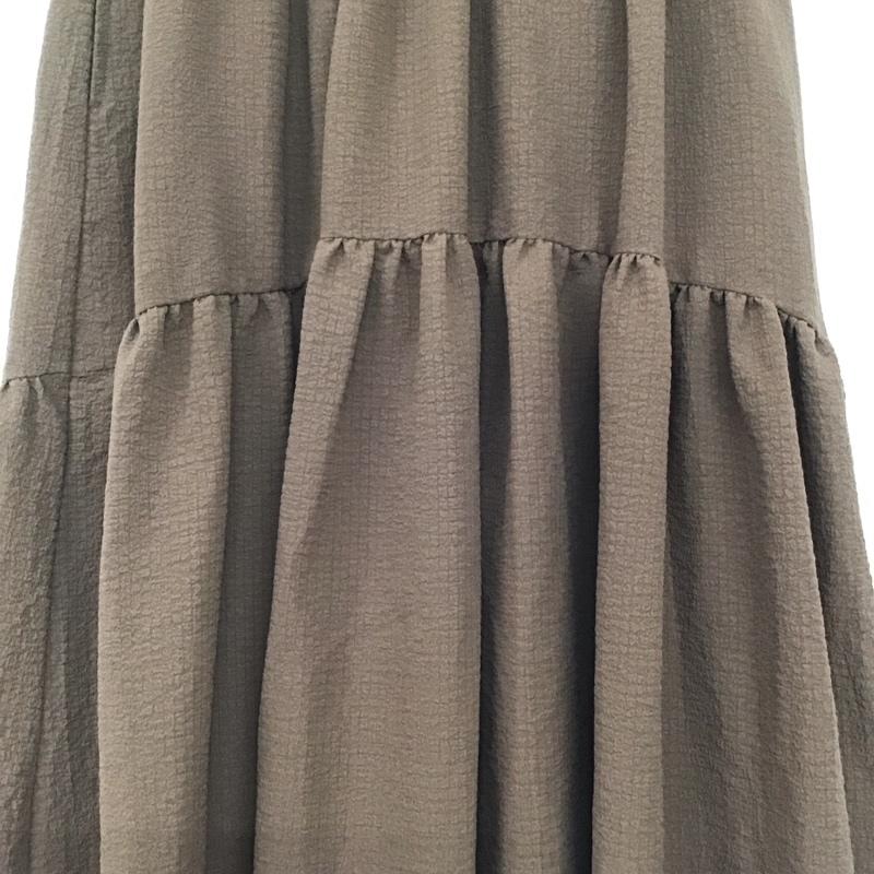 レイカズン Ray Cassin スカート ロングスカート FREE 無地 茶 / ブラウン /  レディース USED 古着 中古 10142288