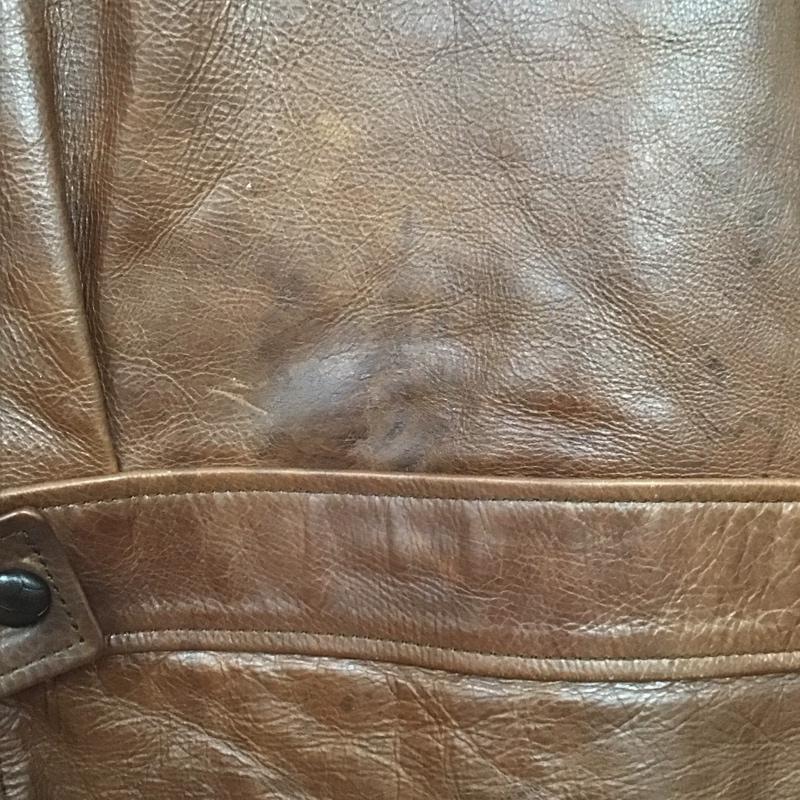エアロレザー Aero Leather ジャケット、上着 ジャンパー、ブルゾン ジップアップレザージャケット アウター シングル ライダースジャケット 36 無地 茶 / ブラウン /  メンズ USED 古着 中古 10142333