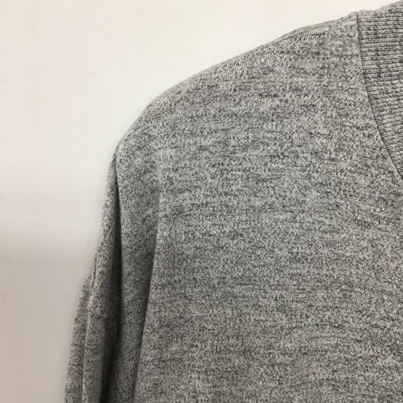パラグラフ Paragraph カットソー 長袖 長袖カットソー プリントカットソー クルーネック FREE ロゴ、文字 灰 / グレー /  メンズ USED 古着 中古 10142358