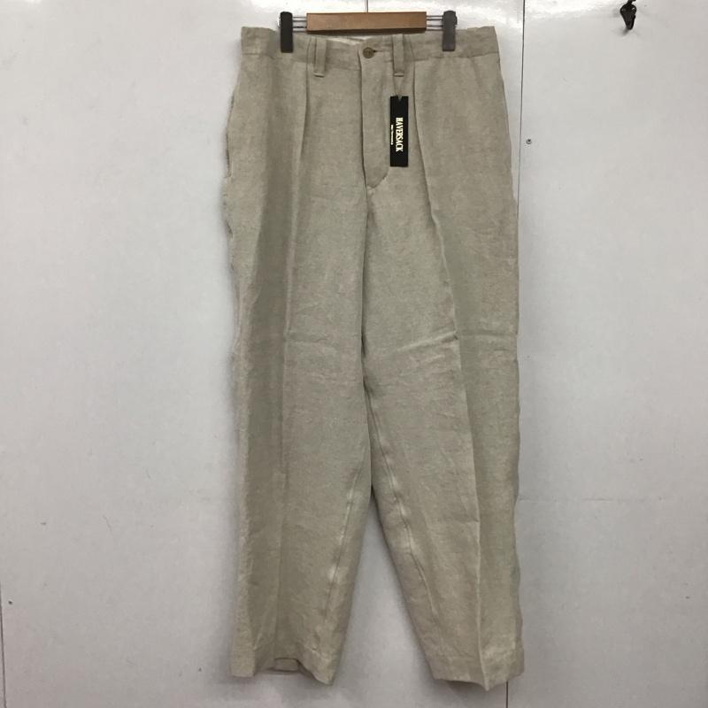 ハバーザック HAVERSACK パンツ スラックス スラックスパンツ ワイドパンツ センタータックパンツ XL 無地 ベージュ / ベージュ / beige メンズ USED 古着 中古 10142373