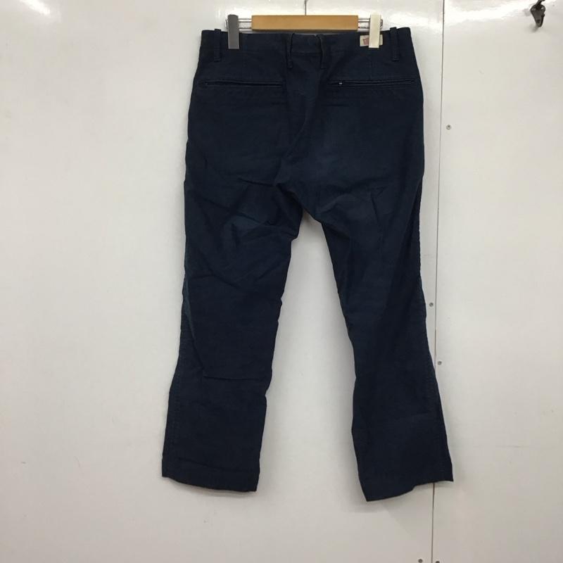 ハリウッドランチマーケット H.R MARKET パンツ チノパン チノパン ワイドパンツ カジュアルパンツ ストレッチパンツ 3 無地 紺 / ネイビー /  メンズ USED 古着 中古 10142426