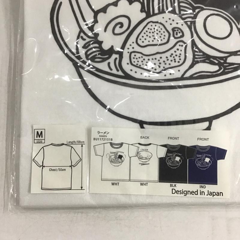 豊天商店 ぶーでんしょうてん Tシャツ 半袖 らーめん プリントT M プリント 白 / ホワイト /  メンズ USED 古着 中古 10142506