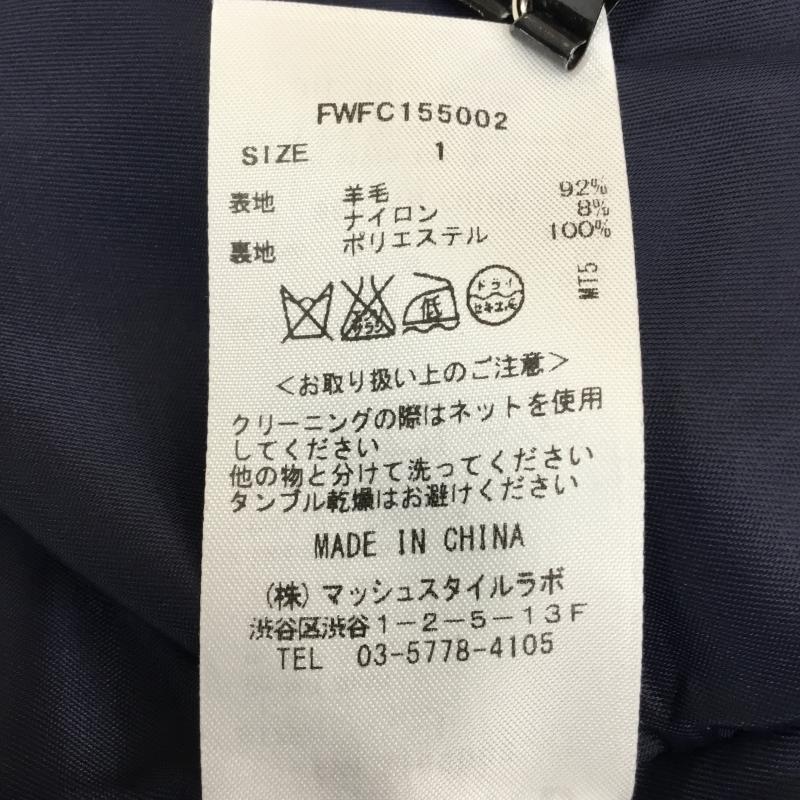 フレイ アイディー FRAY I.D コート コート一般 FWFC155002 1 無地 青 / ブルー /  レディース USED 古着 中古 10142534