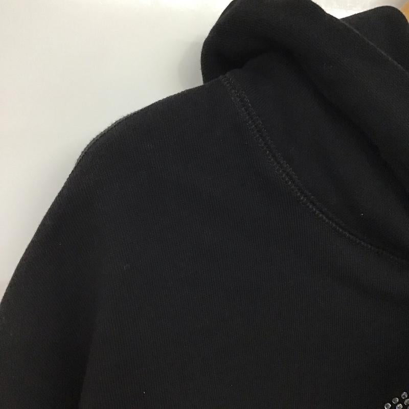 ブラックアイパッチ Black eye patch パーカー 長袖 長袖パーカー プルオーバーパーカー スウェット 千葉雄喜 L ロゴ、文字 黒 / ブラック /  メンズ USED 古着 中古 10142573