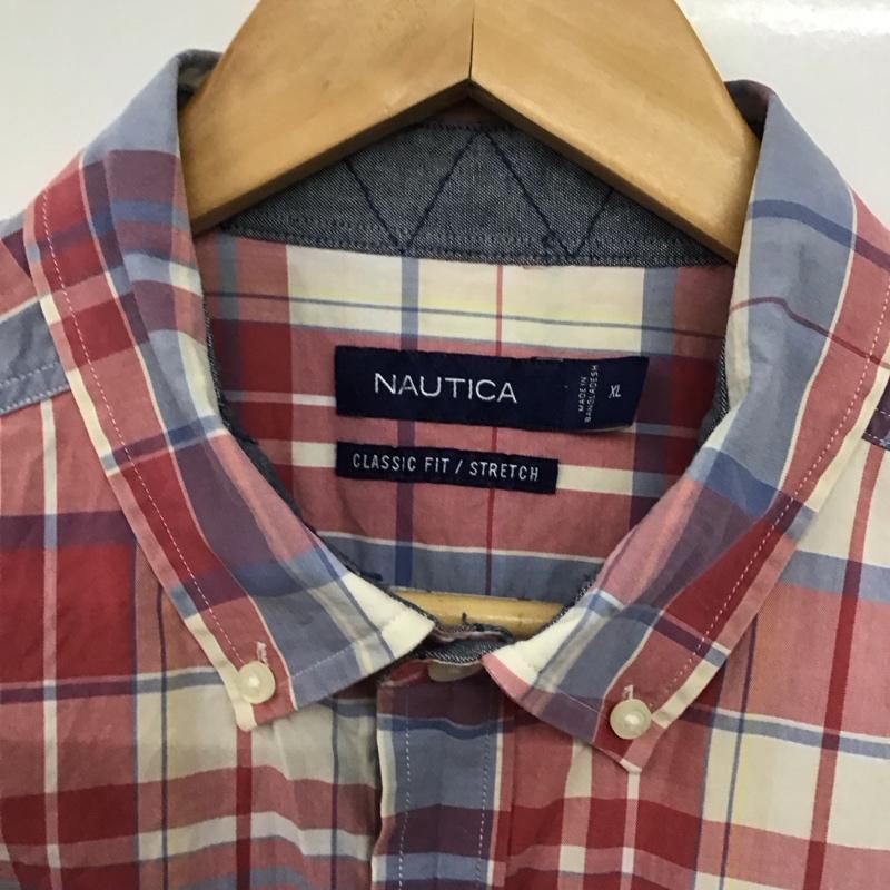 ノーティカ NAUTICA シャツ、ブラウス 長袖 長袖シャツ チェックシャツ カラーシャツ ボタンダウンシャツ XL チェック マルチカラー / マルチカラー /  メンズ USED 古着 中古 10142580