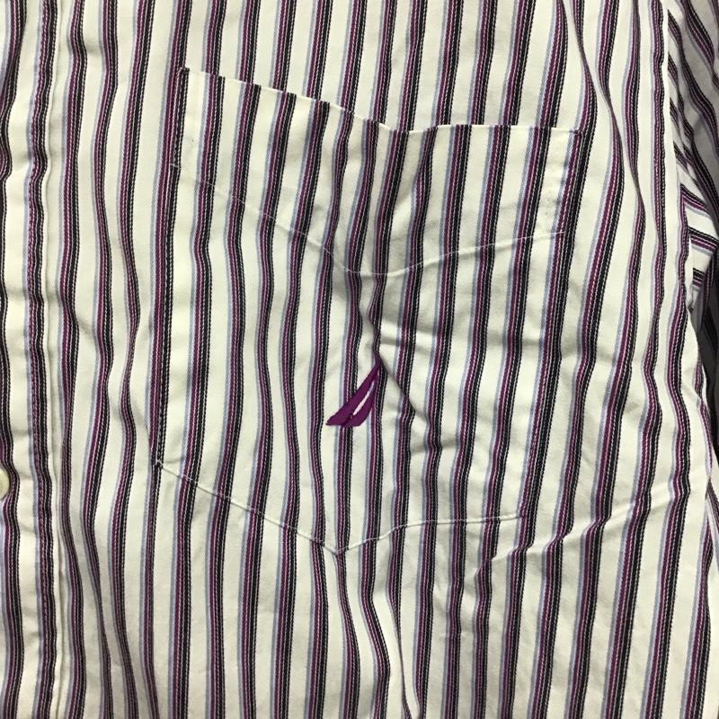ノーティカ NAUTICA シャツ、ブラウス 長袖 長袖シャツ ストライプシャツ カラーシャツ ボタンダウンシャツ XL ストライプ マルチカラー / マルチカラー /  メンズ USED 古着 中古 10142581