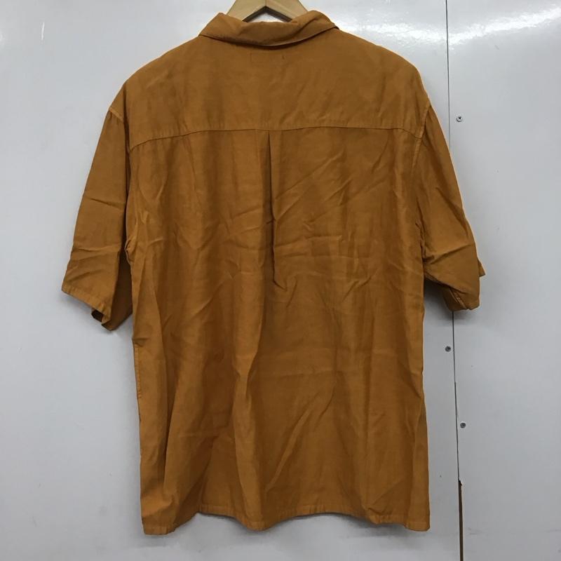 ビューティアンドユースユナイテッドアローズ BEAUTY&YOUTH UNITED ARROWS シャツ、ブラウス 半袖 半袖シャツ 無地シャツ カジュアルシャツ L 無地 橙 / オレンジ /  メンズ USED 古着 中古 10142591