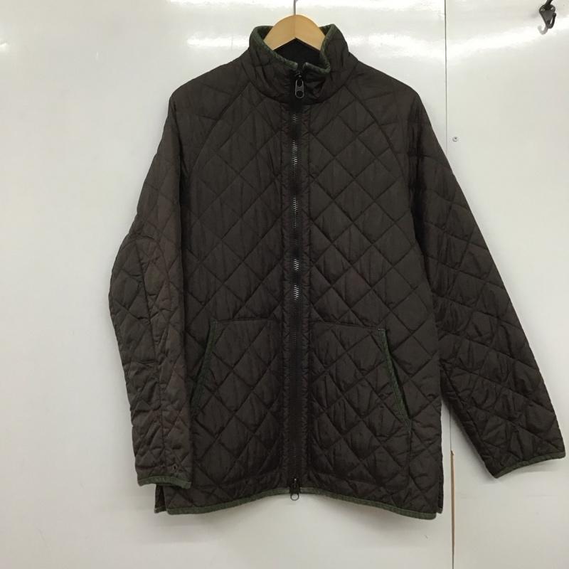 ポロバイラルフローレン Polo by RALPH LAUREN ジャケット、上着 ジャンパー、ブルゾン ジップアップジャケット キルティングジャケット アウター L 無地 茶 / ブラウン /  メンズ USED 古着 中古 10142616