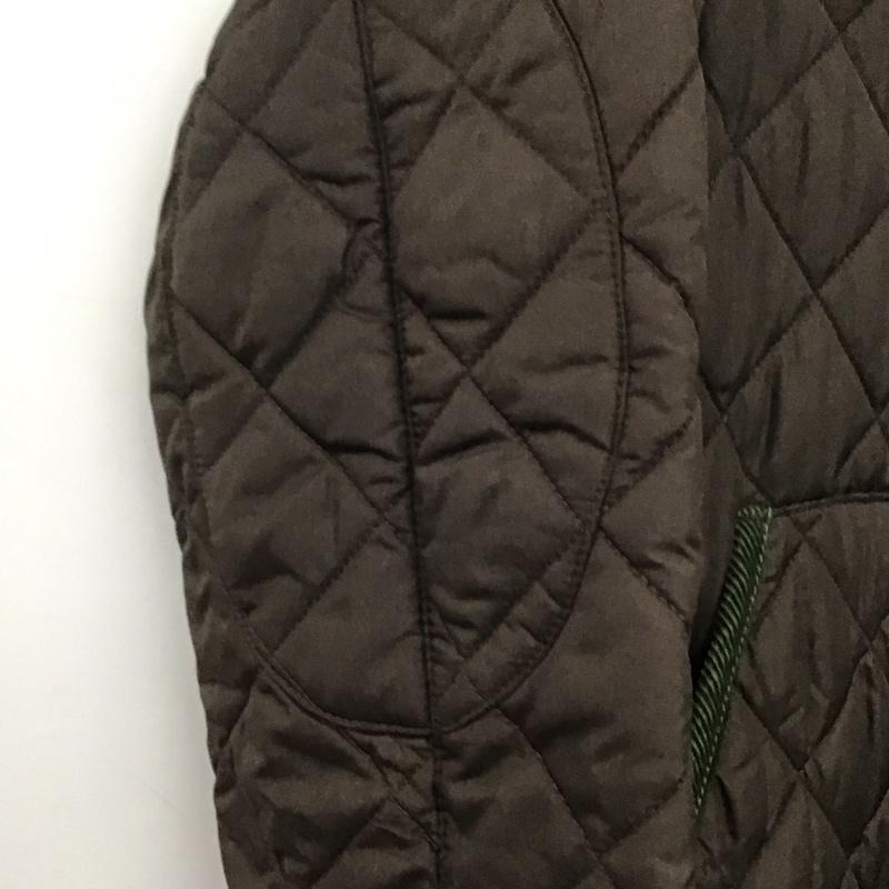 ポロバイラルフローレン Polo by RALPH LAUREN ジャケット、上着 ジャンパー、ブルゾン ジップアップジャケット キルティングジャケット アウター L 無地 茶 / ブラウン /  メンズ USED 古着 中古 10142616
