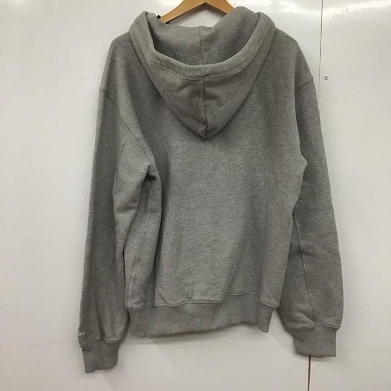 ニューバランス New Balance パーカー 長袖 ジップアップパーカー 長袖パーカー スウェット XS 無地 灰 / グレー /  メンズ USED 古着 中古 10142620