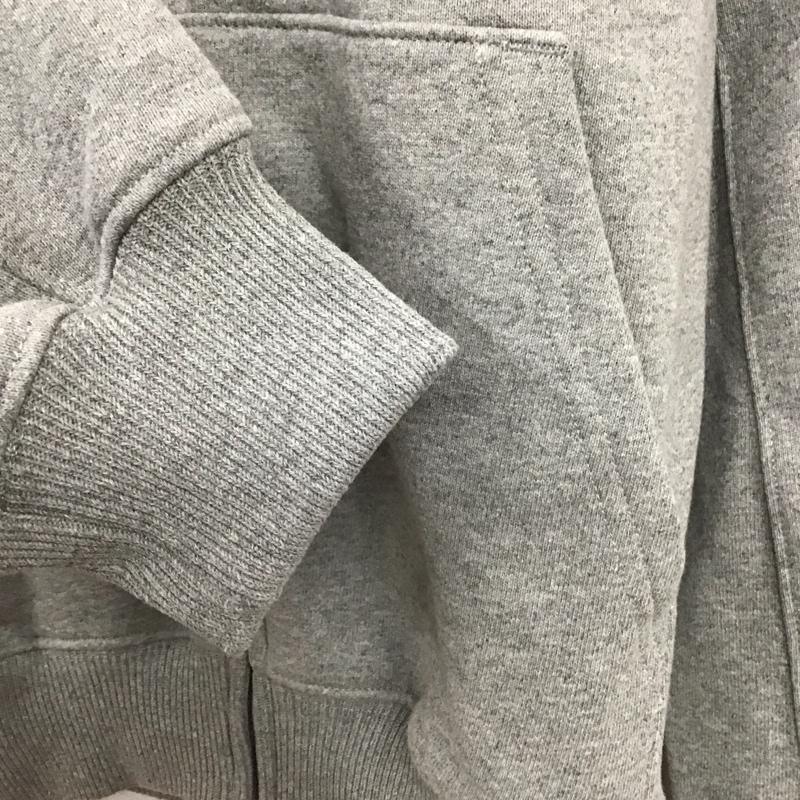ニューバランス New Balance パーカー 長袖 ジップアップパーカー 長袖パーカー スウェット XS 無地 灰 / グレー /  メンズ USED 古着 中古 10142620
