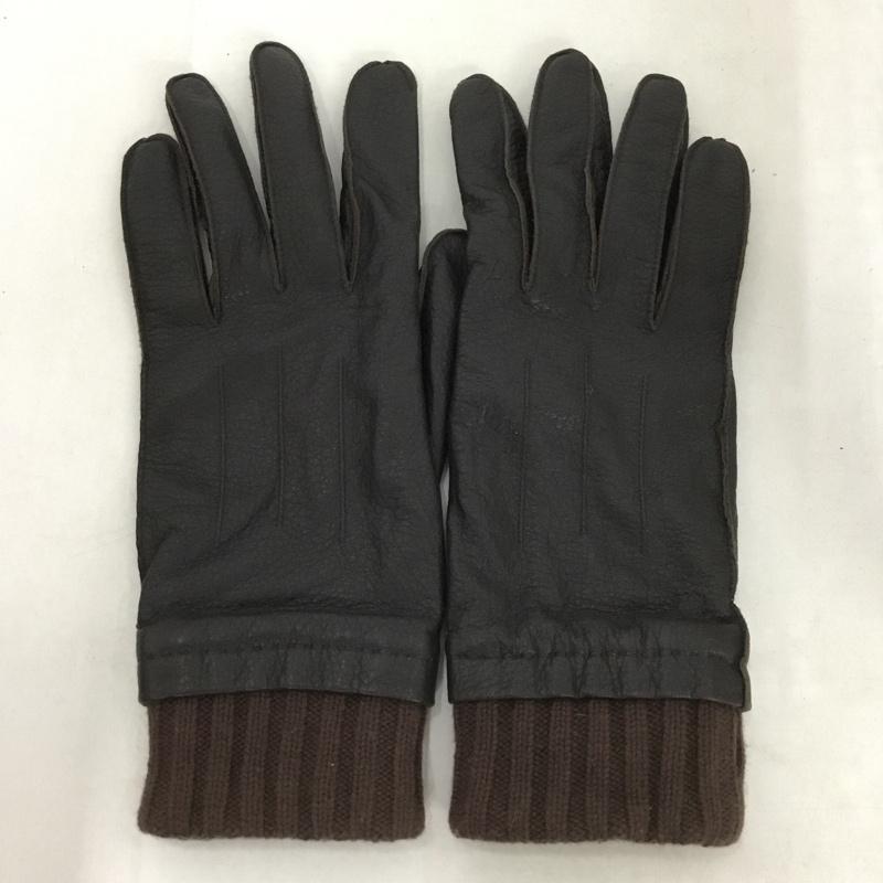 ダンヒル DUNHILL ファッション小物 手袋 レザー 無地 茶 / ブラウン /  メンズ USED 古着 中古 10142727