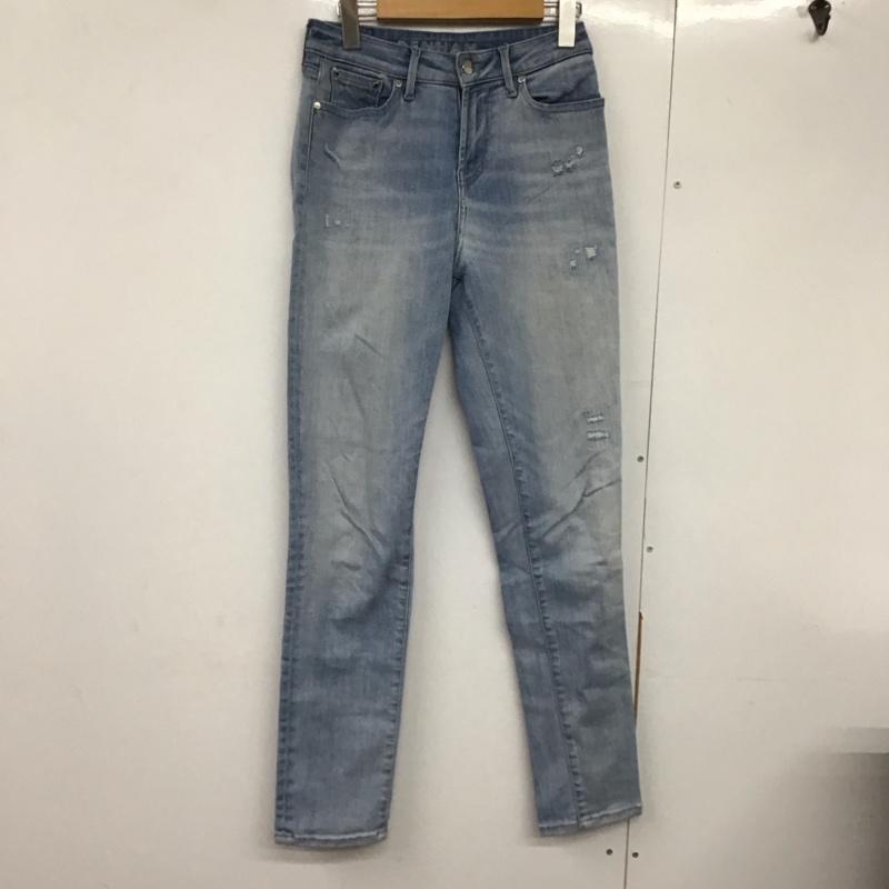 デンハム DENHAM パンツ デニム、ジーンズ 無地 水色 / ライトブルー /  レディース USED 古着 中古 10142781