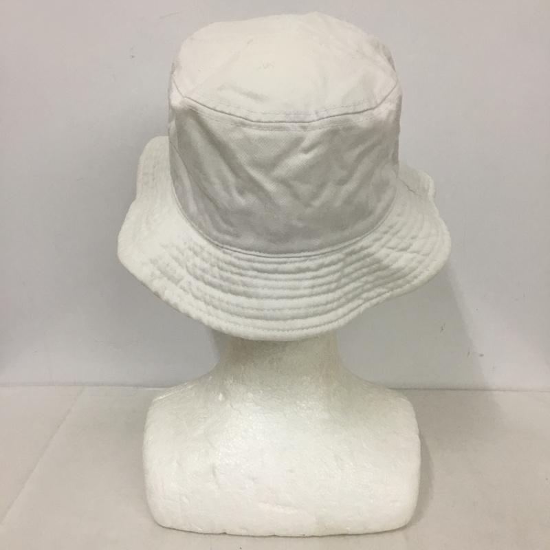 ステューシー STUSSY 帽子 ハット バケットハット バケハ コットン ロゴ、文字 白 / ホワイト /  メンズ USED 古着 中古 10142798