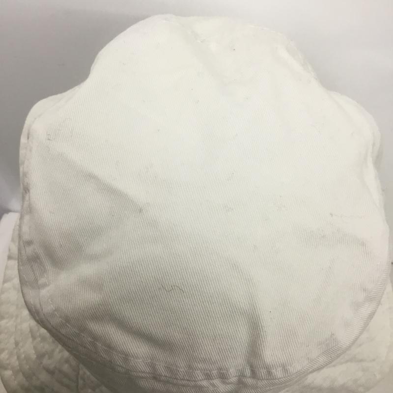 ステューシー STUSSY 帽子 ハット バケットハット バケハ コットン ロゴ、文字 白 / ホワイト /  メンズ USED 古着 中古 10142798