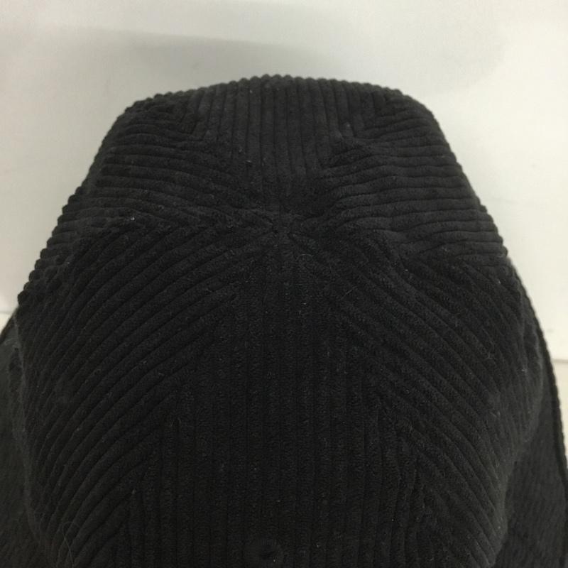 アディダス adidas 帽子 ハット HM1715 コーデュロイ FREE ロゴ、文字 黒 / ブラック /  メンズ USED 古着 中古 10142801