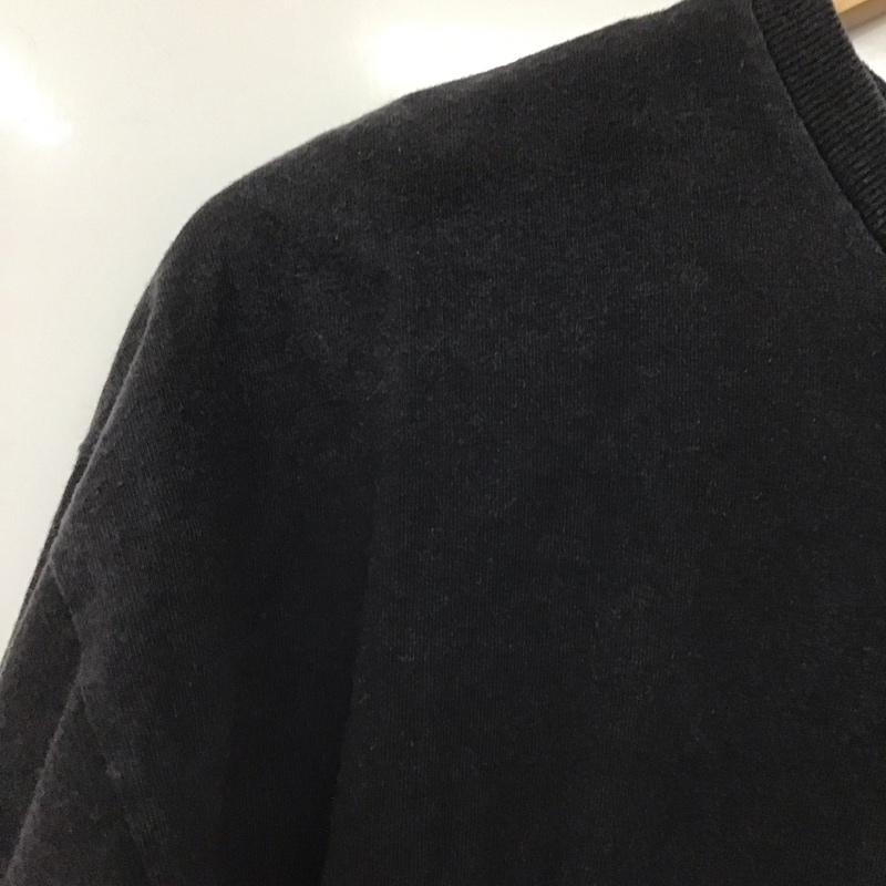 ハフ HUF Tシャツ 半袖 半袖カットソー プリントTシャツ クルーネックカットソー L ロゴ、文字 黒 / ブラック /  メンズ USED 古着 中古 10142881