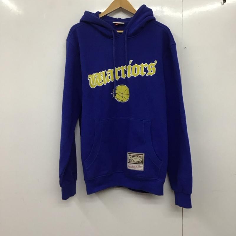ミッチェルアンドネス Mitchell&Ness パーカー 長袖 長袖パーカー プルオーバーパーカー スウェット M ロゴ、文字 青 / ブルー /  メンズ USED 古着 中古 10142952
