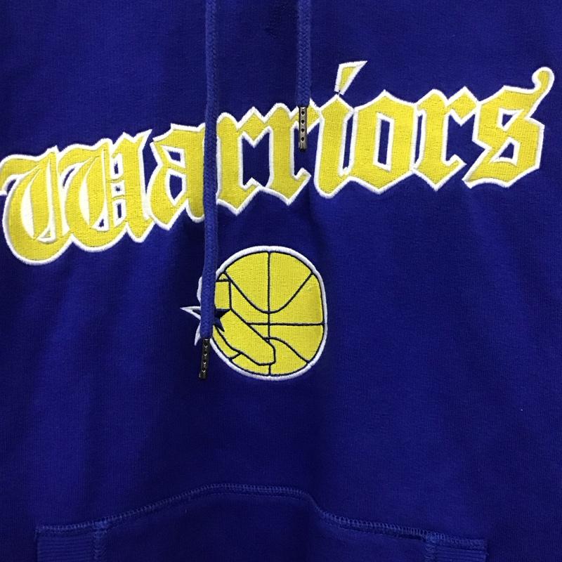 ミッチェルアンドネス Mitchell&Ness パーカー 長袖 長袖パーカー プルオーバーパーカー スウェット M ロゴ、文字 青 / ブルー /  メンズ USED 古着 中古 10142952