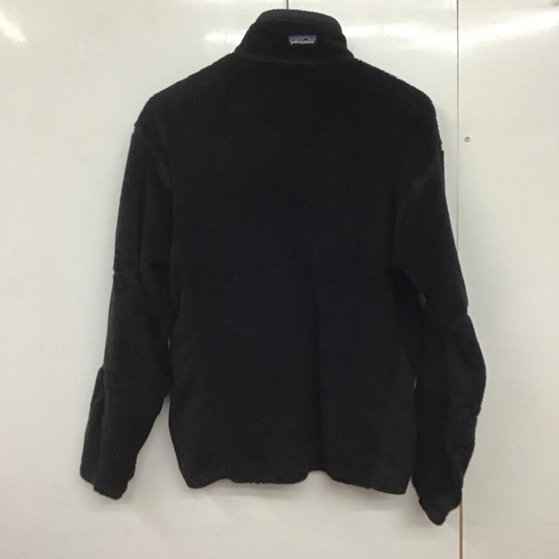 パタゴニア patagonia ジャケット、上着 ジャンパー、ブルゾン 25130 e フリースジャケット ジップアップパーカー アウター S ロゴ、文字 黒 / ブラック /  メンズ USED 古着 中古 10142972
