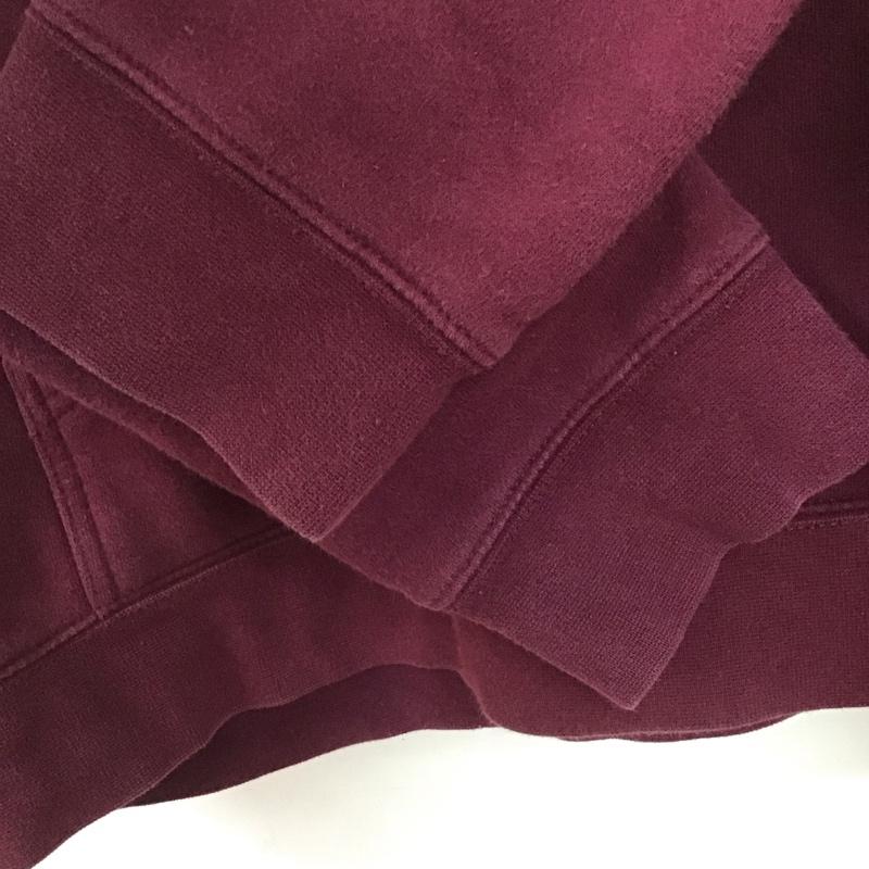 古着 USED パーカー 長袖 erased LL プリント えんじ / ワインレッド /  メンズ USED 古着 中古 10142997