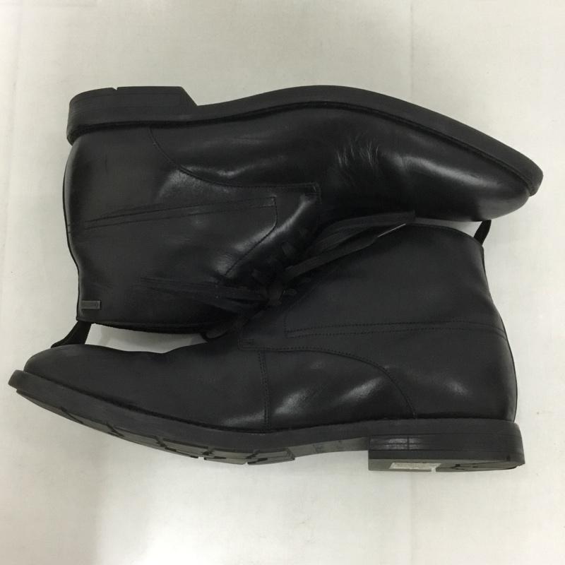 クラークス Clarks ブーツ ショートブーツ 26145256 Ronnie Up GORE-TEX UK8 箱有 US：9 ロゴ、文字 黒 / ブラック /  メンズ USED 古着 中古 10142999