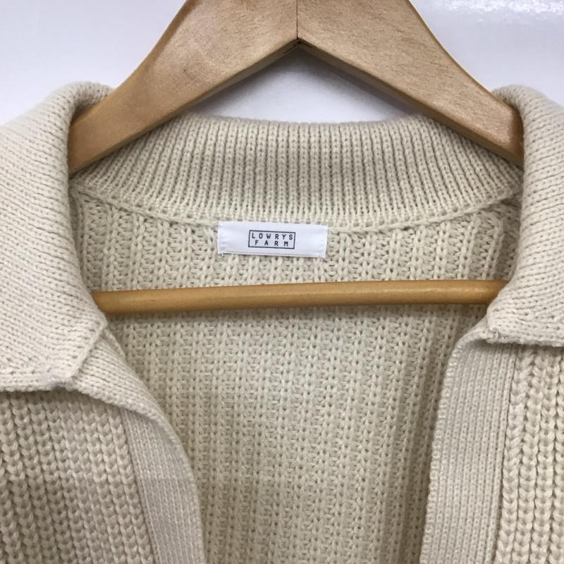 ローリーズファーム LOWRYS FARM ニット、セーター 長袖 FREE 無地 白 / ホワイト /  レディース USED 古着 中古 10143003