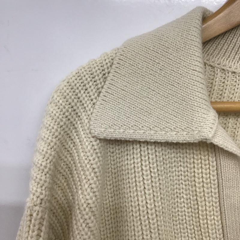 ローリーズファーム LOWRYS FARM ニット、セーター 長袖 FREE 無地 白 / ホワイト /  レディース USED 古着 中古 10143003