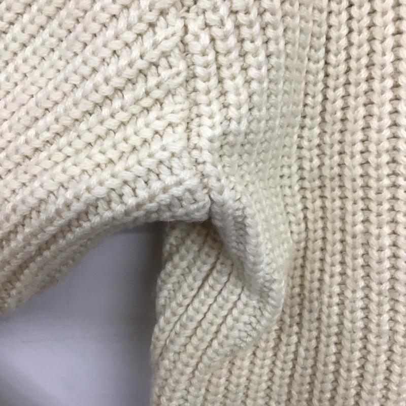 ローリーズファーム LOWRYS FARM ニット、セーター 長袖 FREE 無地 白 / ホワイト /  レディース USED 古着 中古 10143003