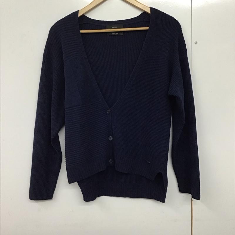 ディーゼル DIESEL カーディガン 長袖 XS 無地 紺 / ネイビー /  レディース USED 古着 中古 10143046