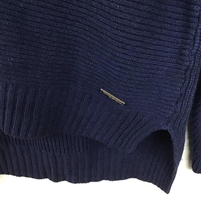 ディーゼル DIESEL カーディガン 長袖 XS 無地 紺 / ネイビー /  レディース USED 古着 中古 10143046
