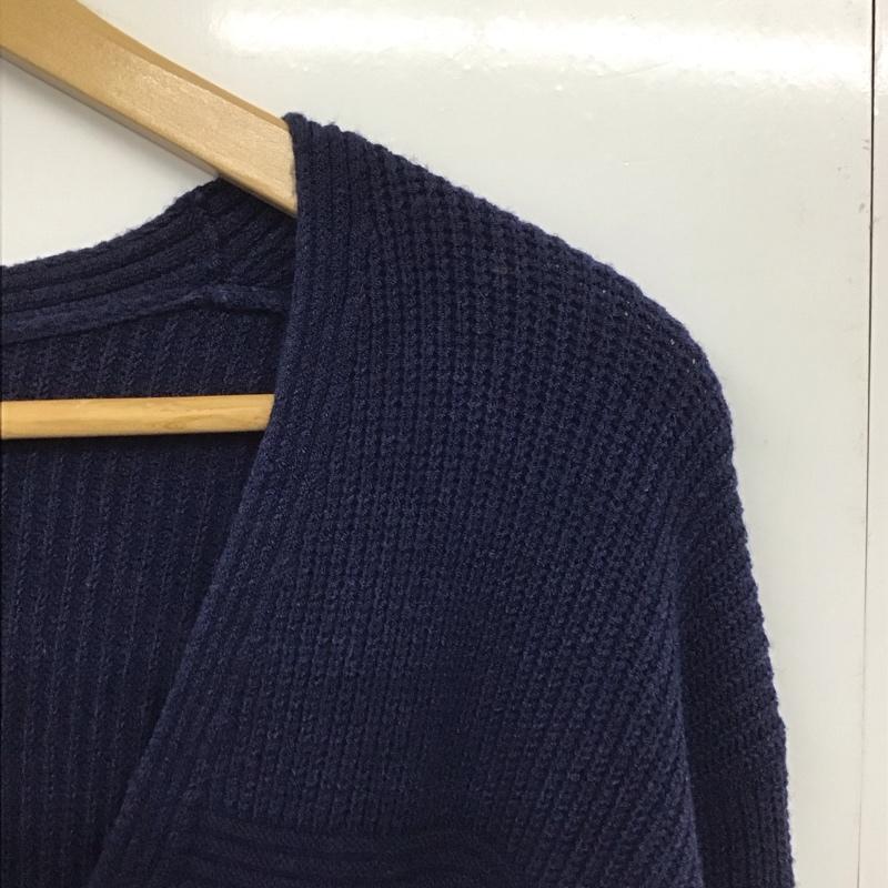 ディーゼル DIESEL カーディガン 長袖 XS 無地 紺 / ネイビー /  レディース USED 古着 中古 10143046