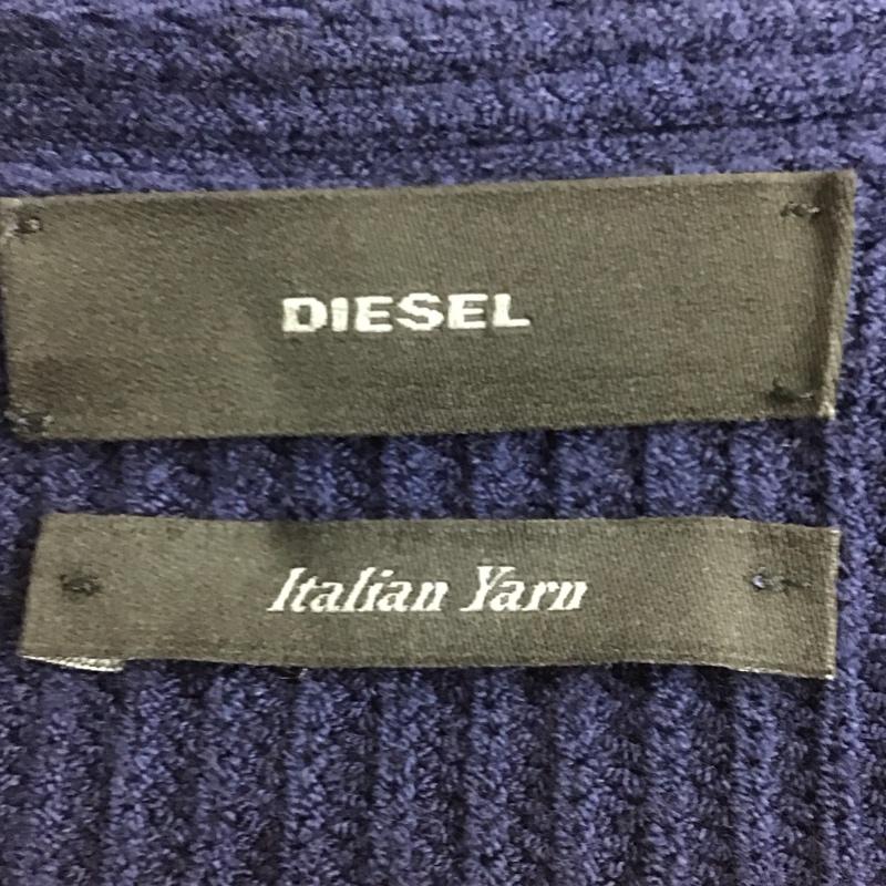 ディーゼル DIESEL カーディガン 長袖 XS 無地 紺 / ネイビー /  レディース USED 古着 中古 10143046