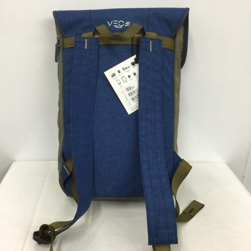 古着 USED リュックサック、デイパック リュックサック、デイバッグ VEO TRAVEL 41 カメラバッグ ミラーレスカメラ VANGUARD タグ付き ロゴ、文字 青 / ブルー / X カーキ / カーキ /  メンズ USED 古着 中古 10143075