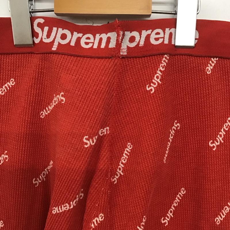 シュプリーム Supreme ボトムス ボトムス FW20 HanesThermalPant アンダーウェア S ロゴ、文字 赤 / レッド /  メンズ USED 古着 中古 10143137