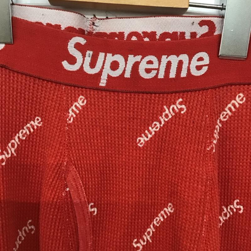 シュプリーム Supreme ボトムス ボトムス FW20 HanesThermalPant アンダーウェア S ロゴ、文字 赤 / レッド /  メンズ USED 古着 中古 10143137
