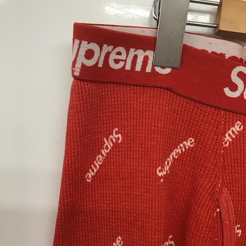 シュプリーム Supreme ボトムス ボトムス FW20 HanesThermalPant アンダーウェア S ロゴ、文字 赤 / レッド /  メンズ USED 古着 中古 10143137