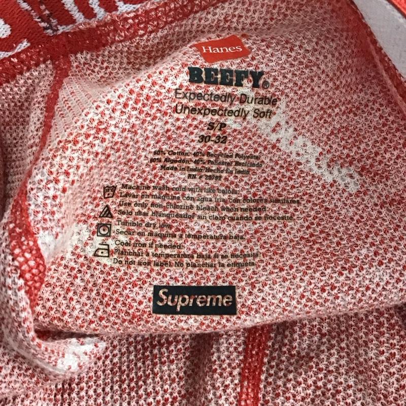 シュプリーム Supreme ボトムス ボトムス FW20 HanesThermalPant アンダーウェア S ロゴ、文字 赤 / レッド /  メンズ USED 古着 中古 10143137