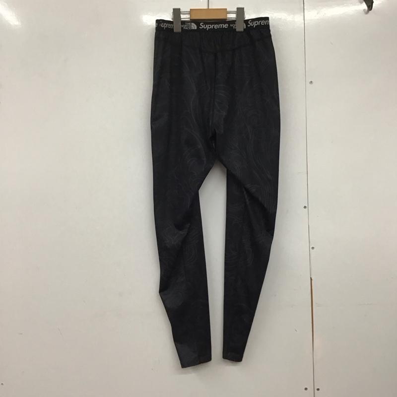 シュプリーム Supreme ボトムス ボトムス nu52211i ベースレイヤーパンツ アンダーウェア S プリント 黒 / ブラック /  メンズ USED 古着 中古 10143142