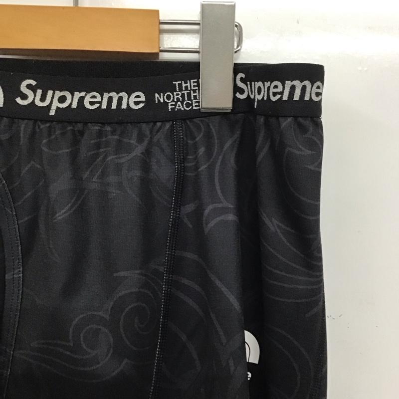 シュプリーム Supreme ボトムス ボトムス nu52211i ベースレイヤーパンツ アンダーウェア S プリント 黒 / ブラック /  メンズ USED 古着 中古 10143142